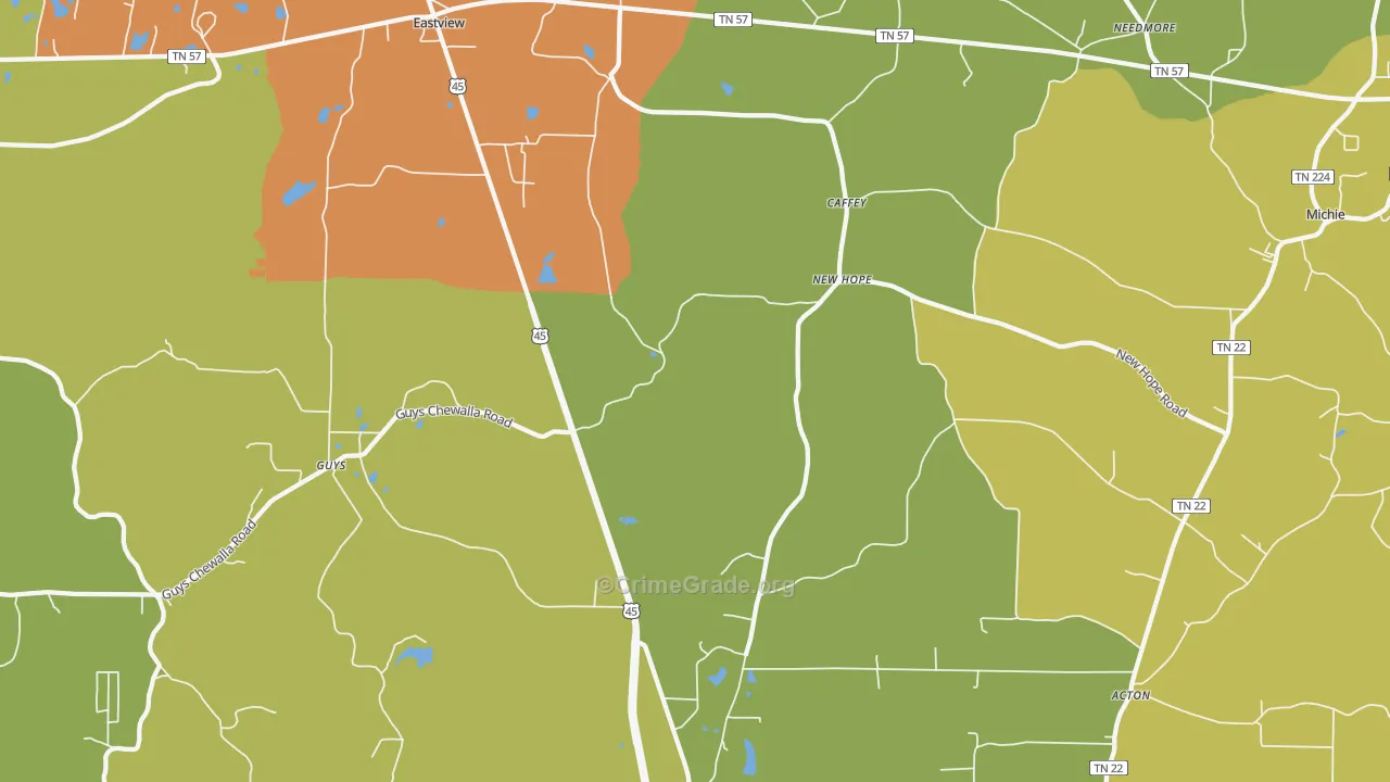Guys, TN Map of Drug-Related Crime Rates