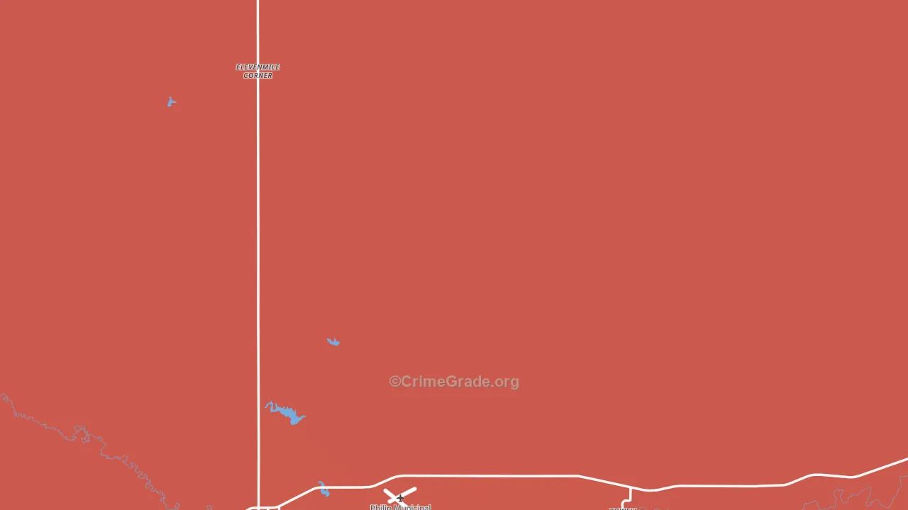 Haakon County, SD Map of Drug-Related Crime Rates