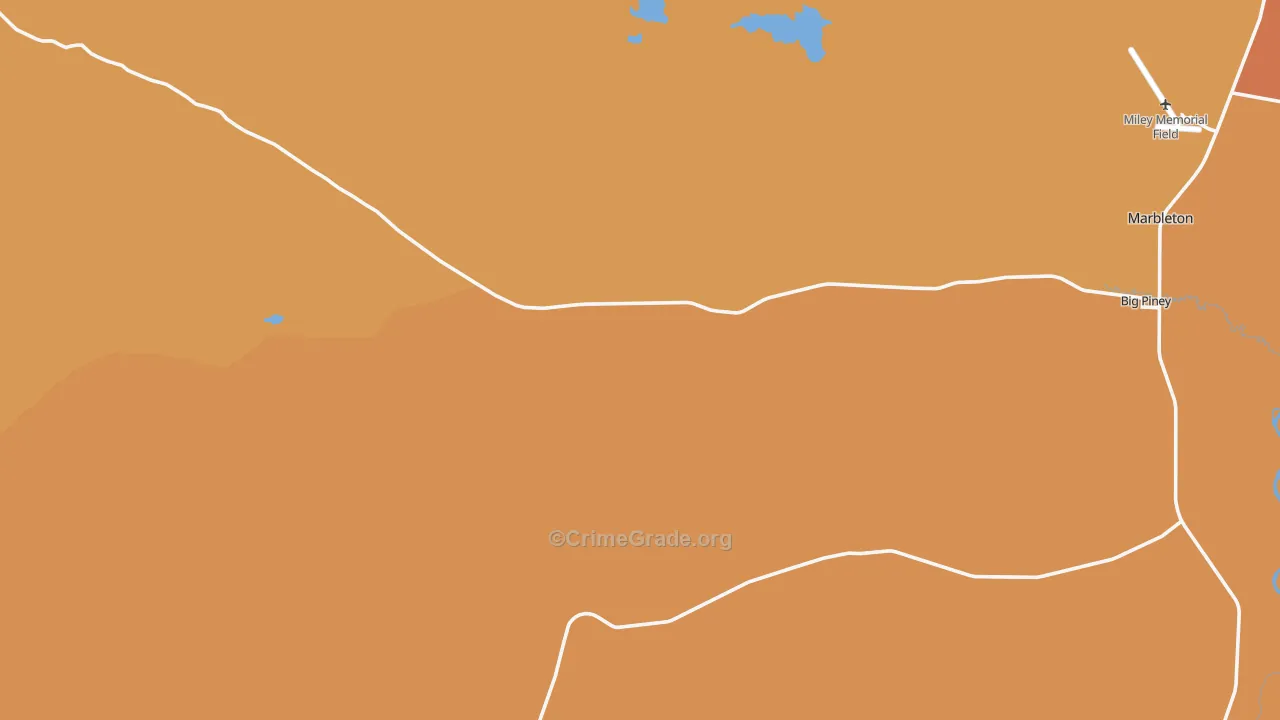 Halfway, WY Map of Drug-Related Crime Rates