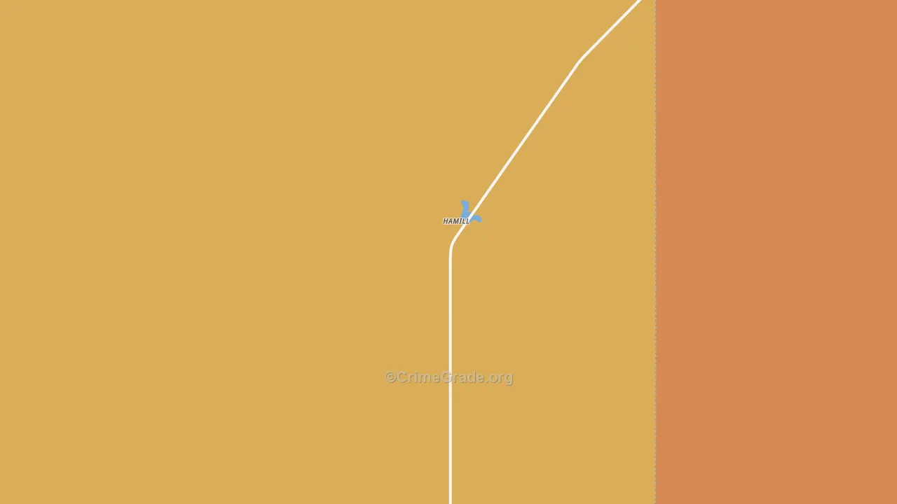 Hamill, SD Map of Drug-Related Crime Rates