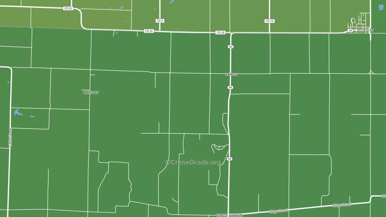 Hamlet, IL Map of Drug-Related Crime Rates