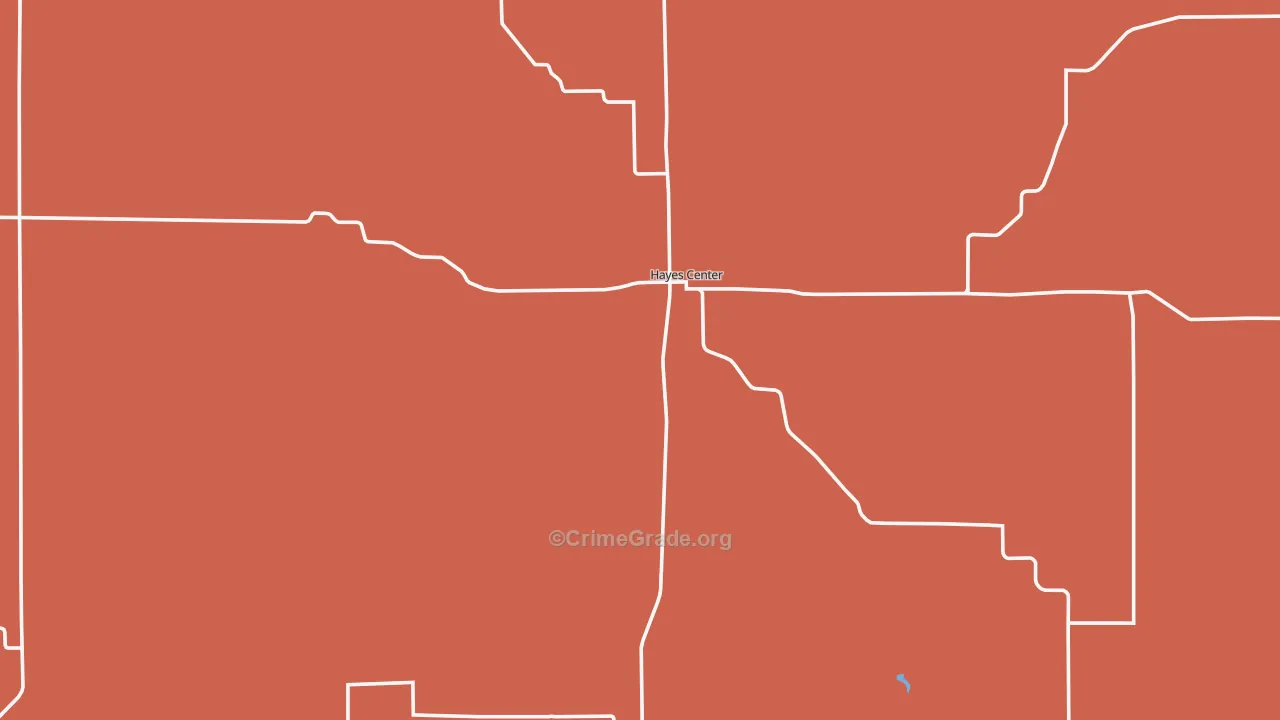 Hamlet, NE Map of Drug-Related Crime Rates
