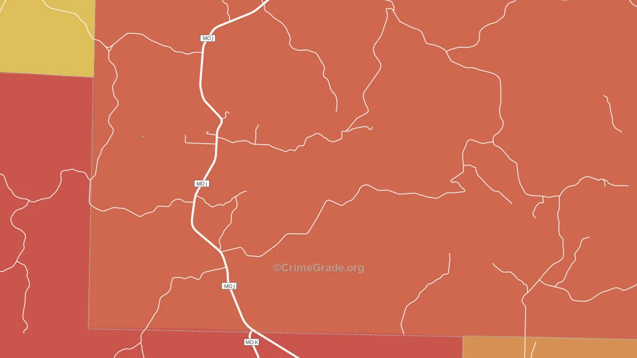 Handy, MO Map of Drug-Related Crime Rates