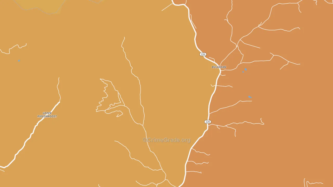 Harrell, NC Map of Drug-Related Crime Rates