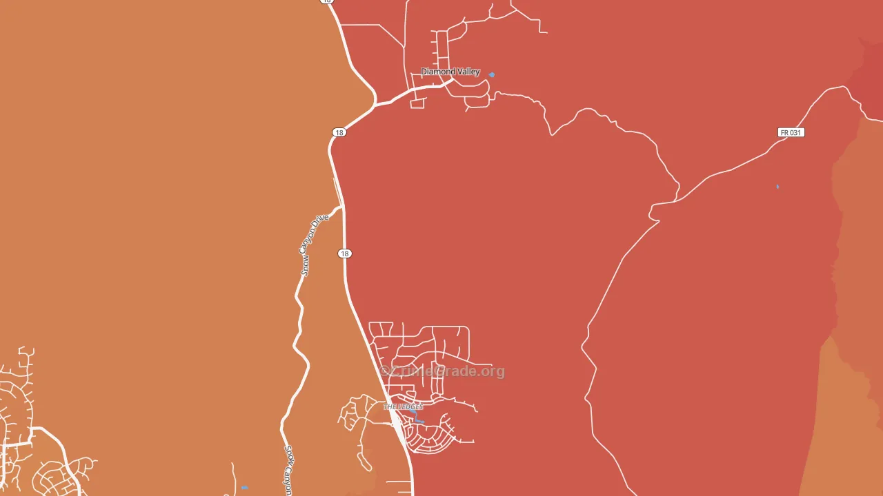 Harrisburg Junction, UT Map of Drug-Related Crime Rates