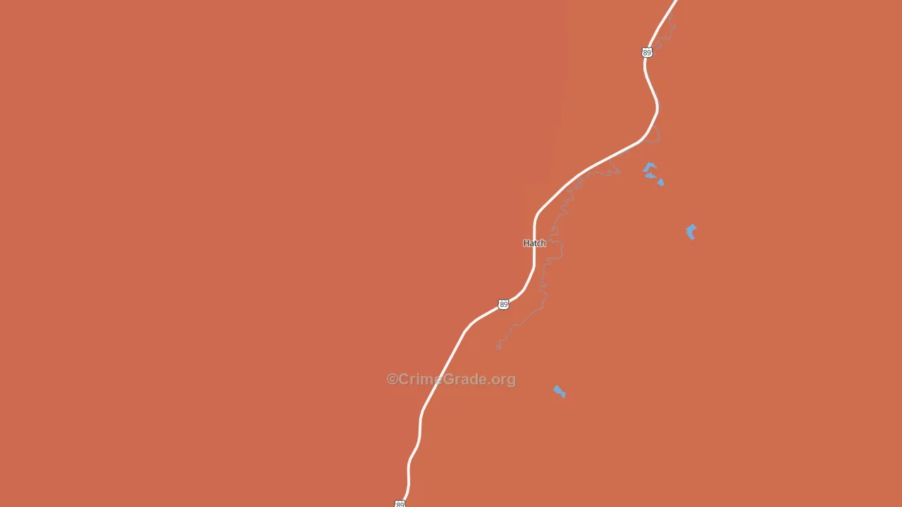 Hatch, UT Map of Drug-Related Crime Rates