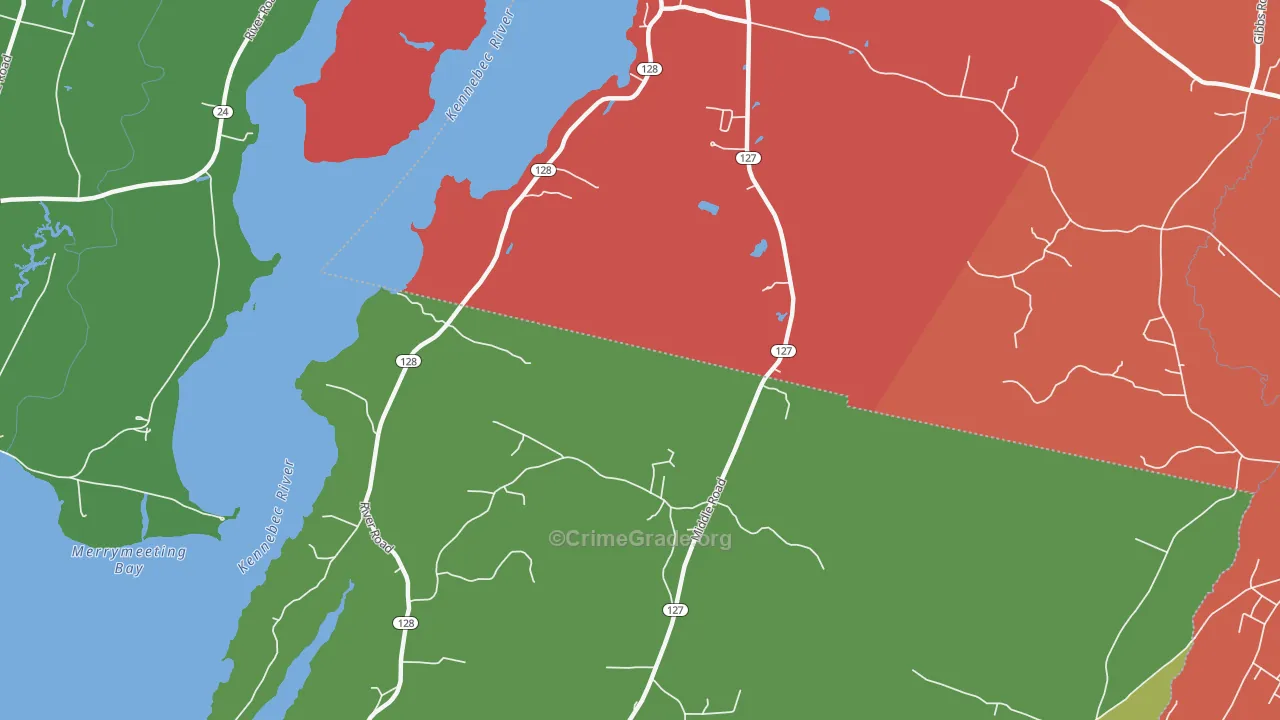Hatchs Corner, ME Map of Drug-Related Crime Rates