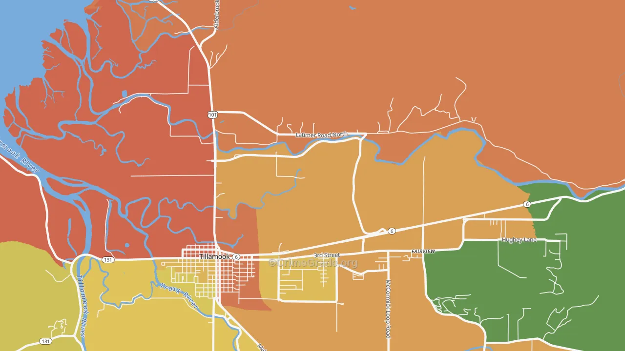 Hathaway Mead, OR Map of Drug-Related Crime Rates