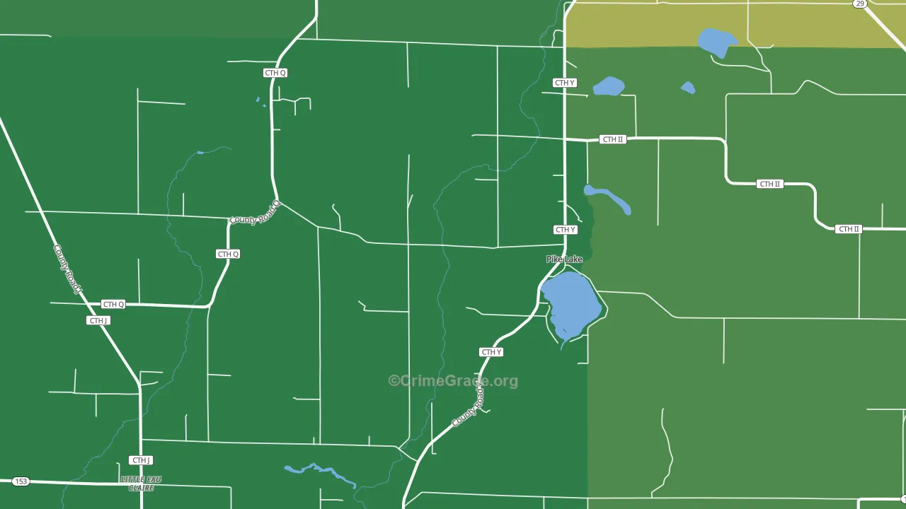 Hatley, WI Map of Drug-Related Crime Rates