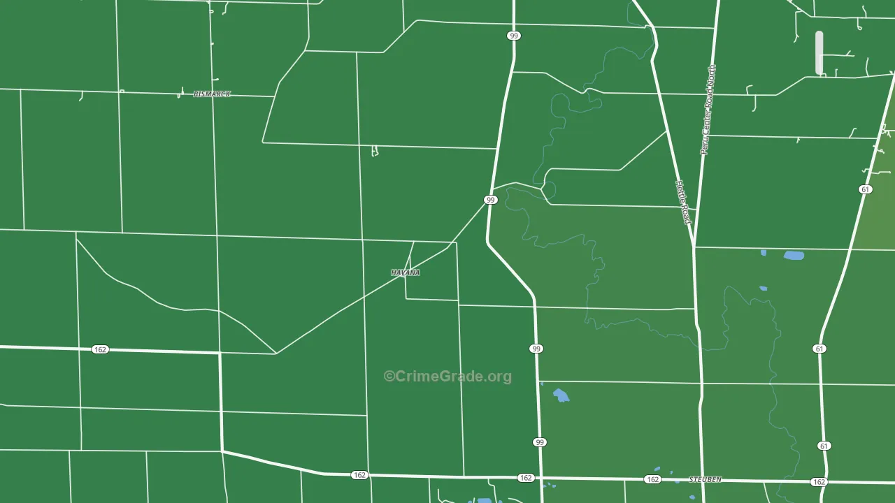 Havana, OH Map of Drug-Related Crime Rates