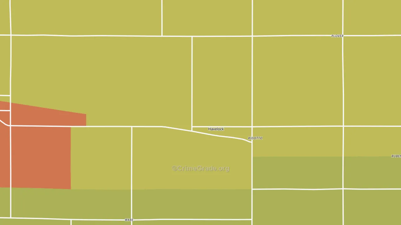 Havelock, IA Map of Drug-Related Crime Rates