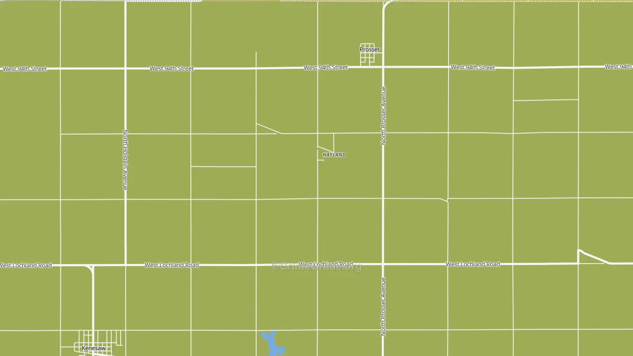 Hayland, NE Map of Drug-Related Crime Rates