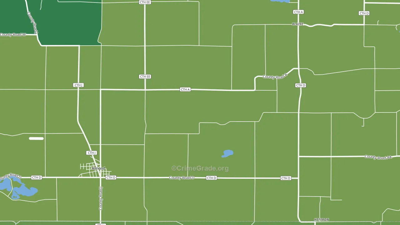 Heffron, WI Map of Drug-Related Crime Rates
