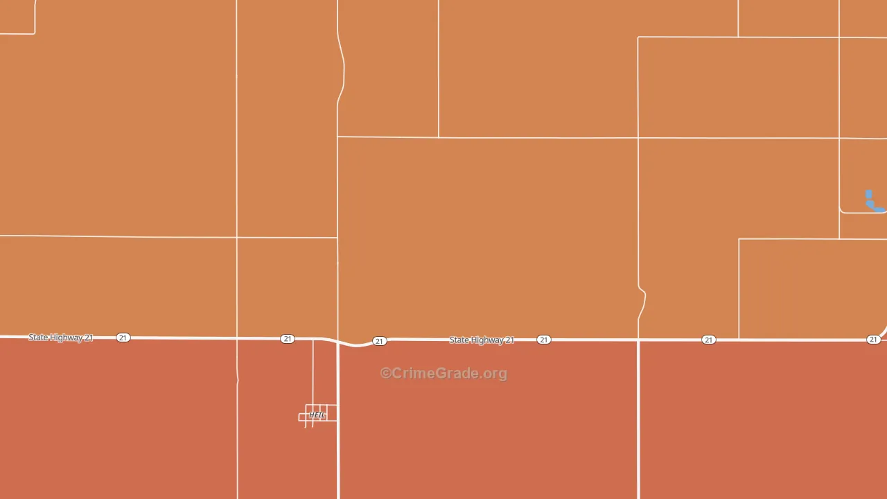 Heil, ND Map of Drug-Related Crime Rates