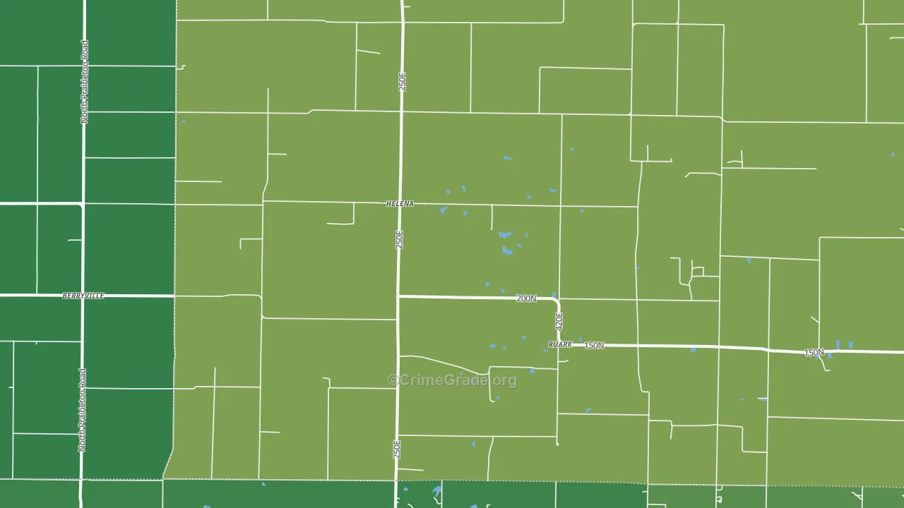 Helena, IL Map of Drug-Related Crime Rates