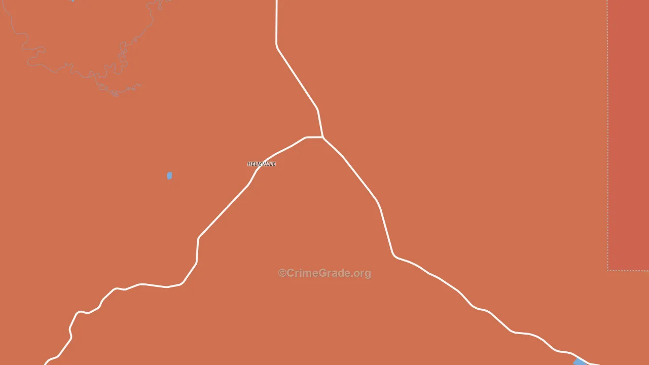 Helmville, MT Map of Drug-Related Crime Rates