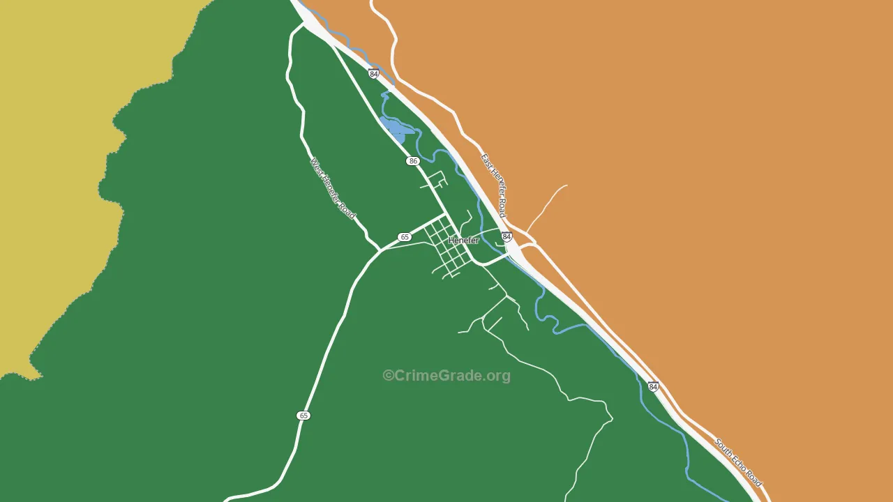 Henefer, UT Map of Drug-Related Crime Rates