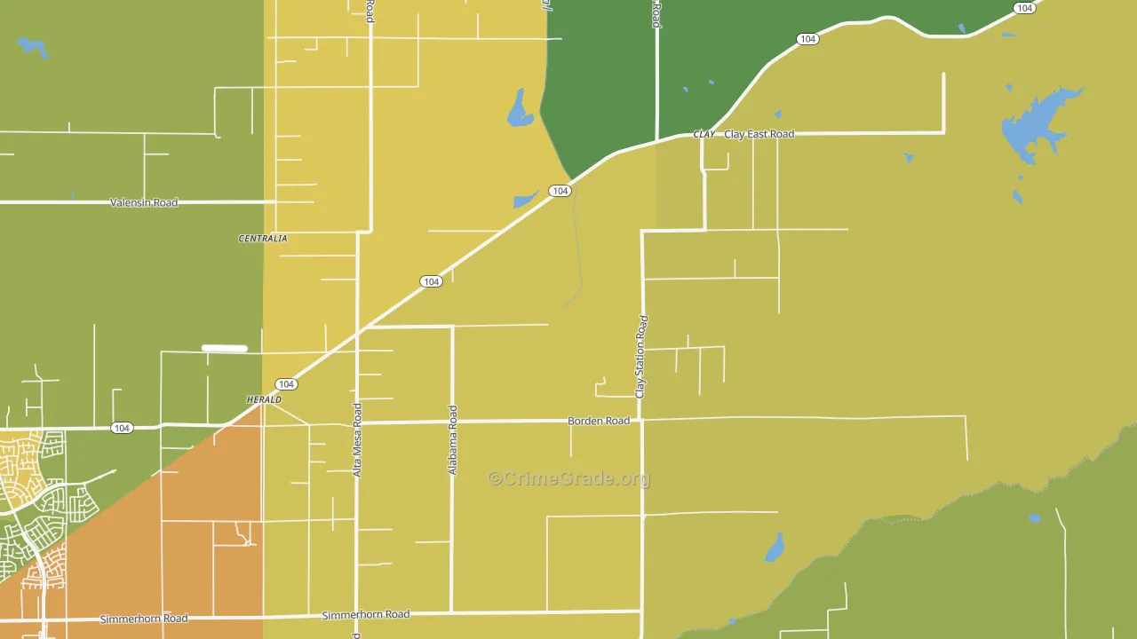 Herald, CA Map of Drug-Related Crime Rates