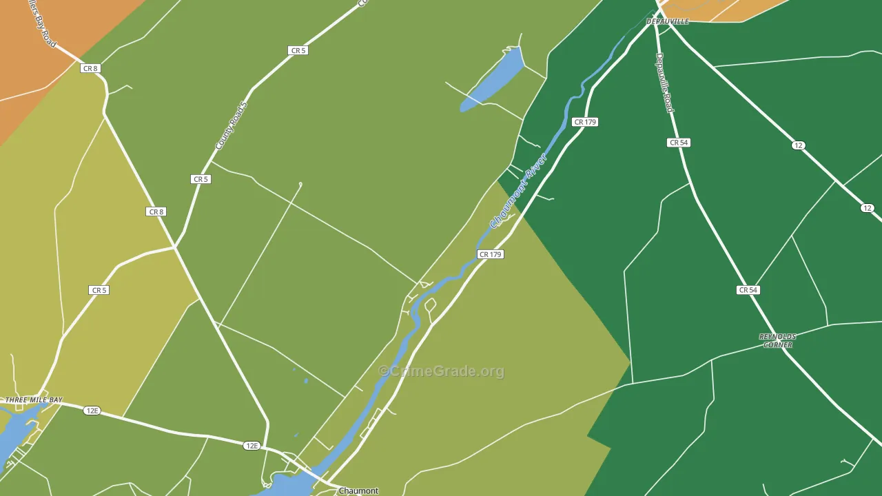 Herrick Grove, NY Map of Drug-Related Crime Rates