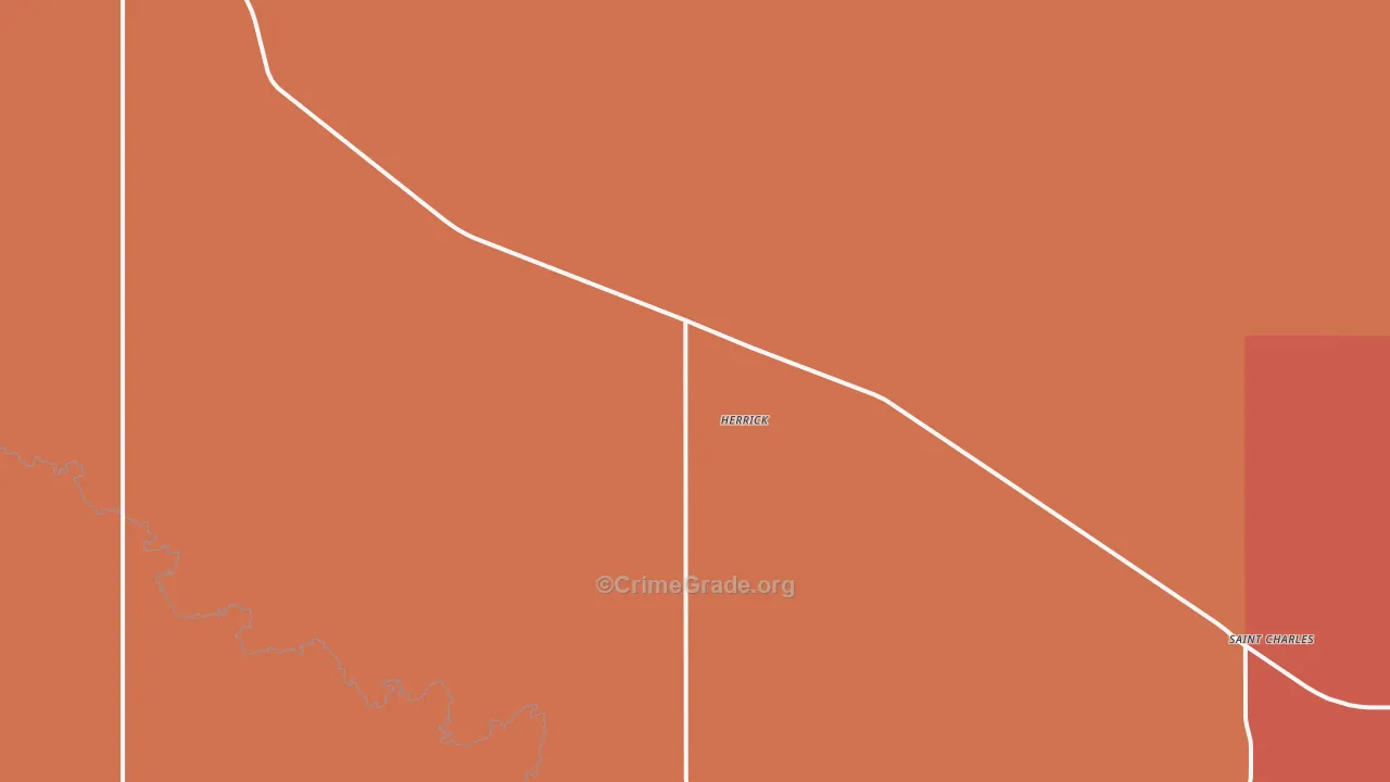 Herrick, SD Map of Drug-Related Crime Rates
