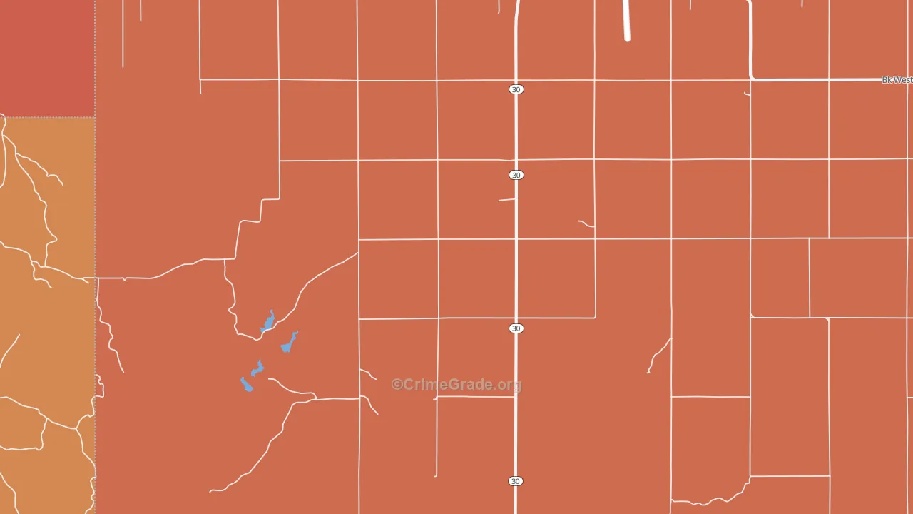 Hext, OK Map of Drug-Related Crime Rates