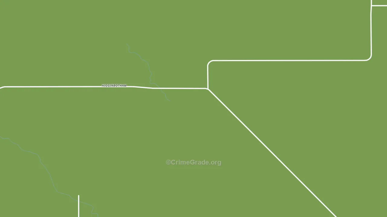 Higginbotham, TX Map of Drug-Related Crime Rates