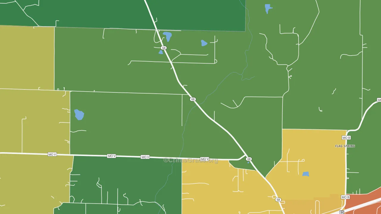 High Gate, MO Map of Drug-Related Crime Rates