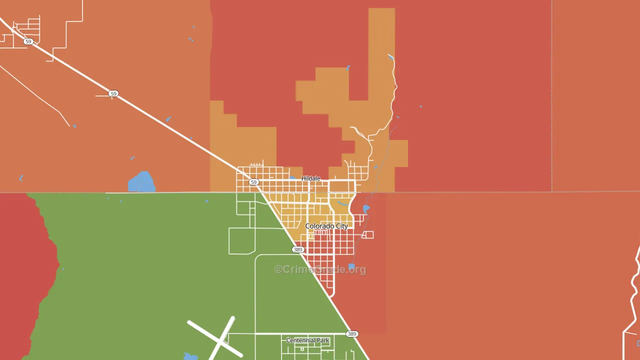 Hildale, UT Map of Drug-Related Crime Rates