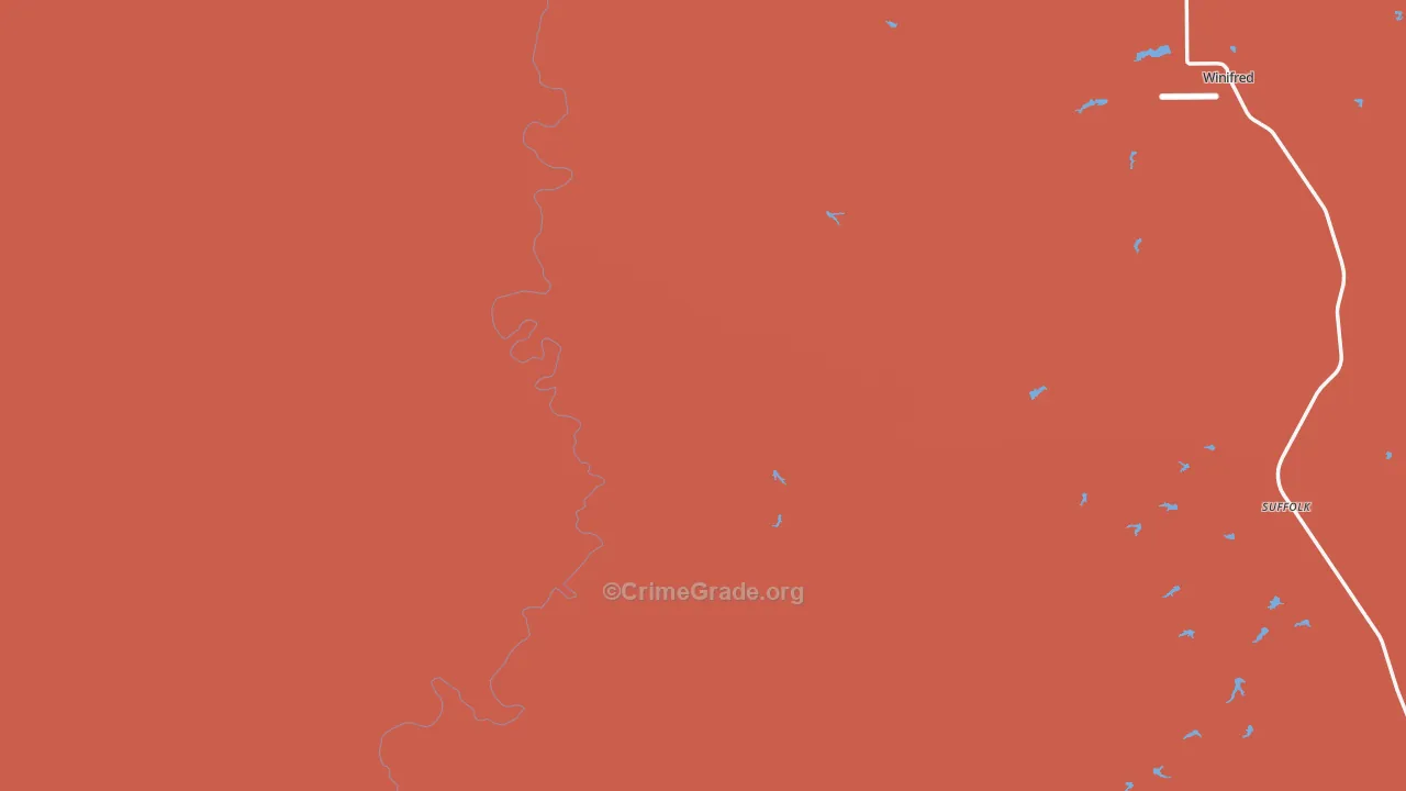 Hilger, MT Map of Drug-Related Crime Rates