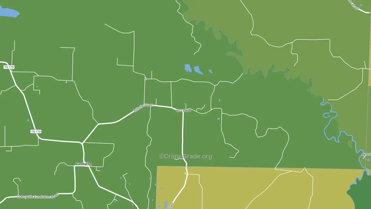 Hillville, TN Map of Drug-Related Crime Rates