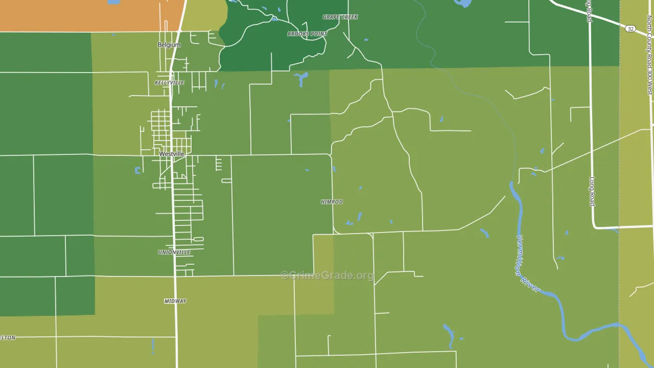 Himrod, IL Map of Drug-Related Crime Rates