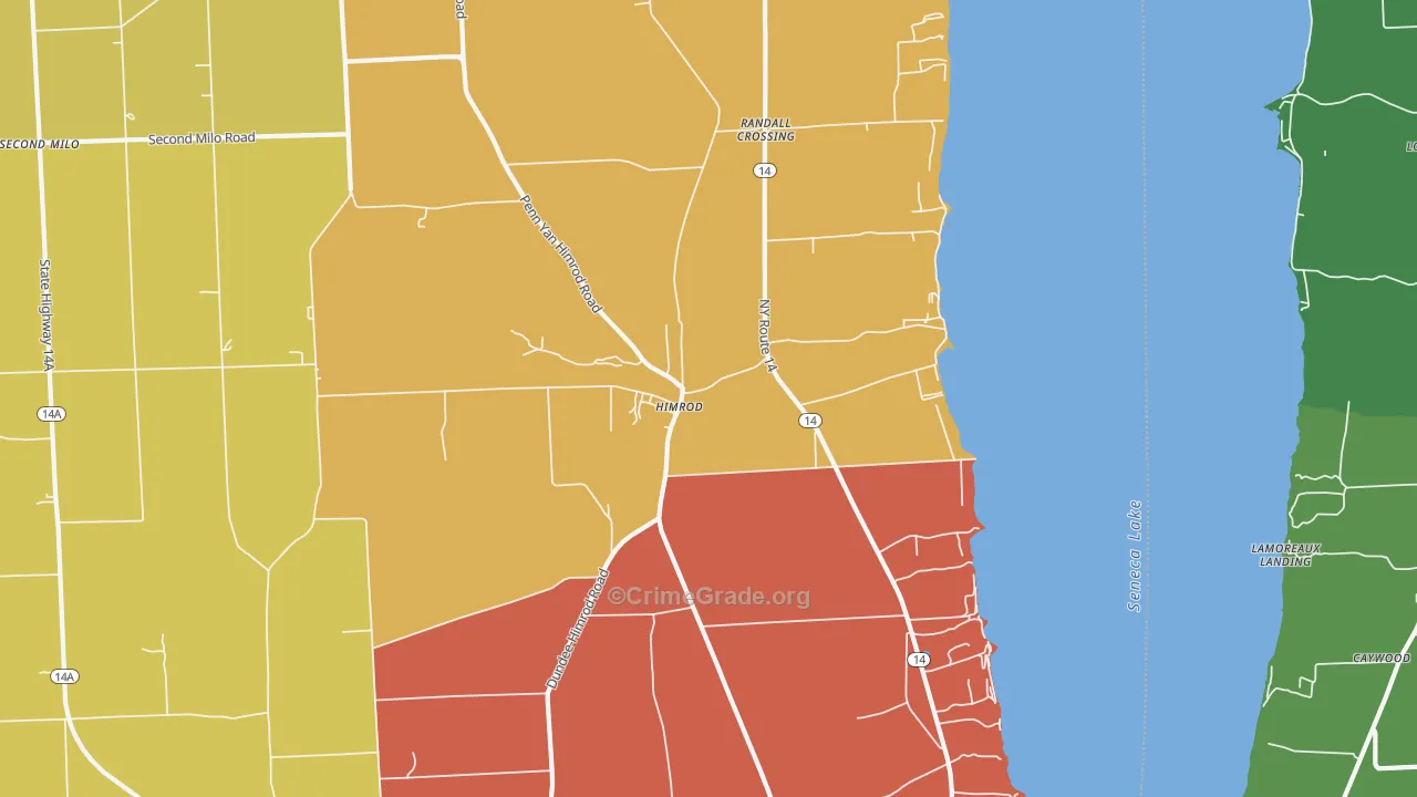 Himrod, NY Map of Drug-Related Crime Rates