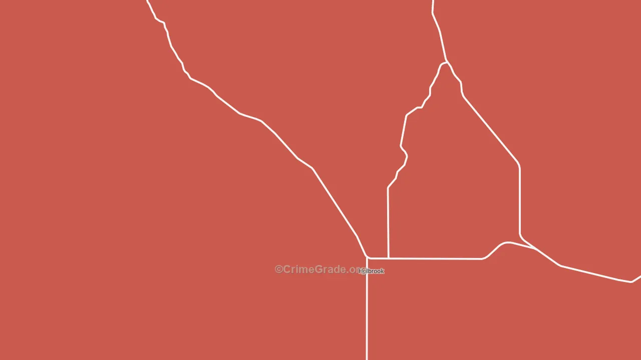 Holbrook, ID Map of Drug-Related Crime Rates