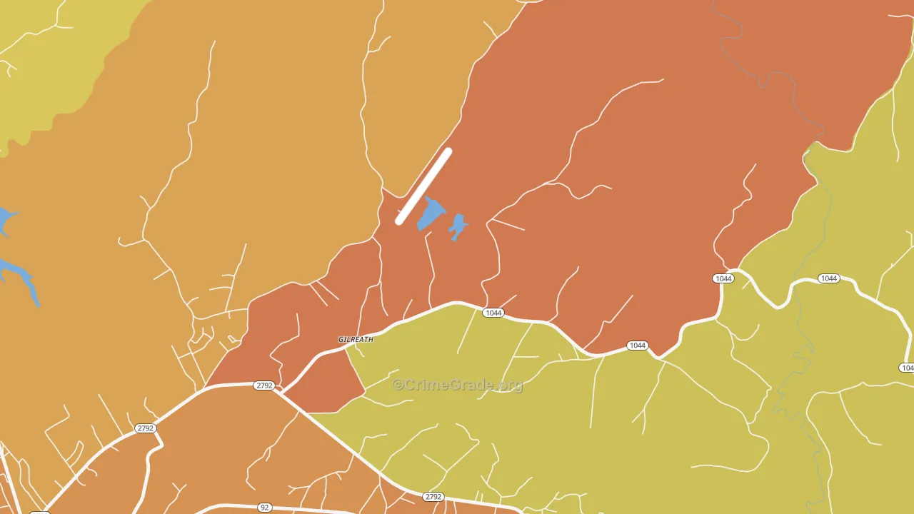 Hollyhill, KY Map of Drug-Related Crime Rates