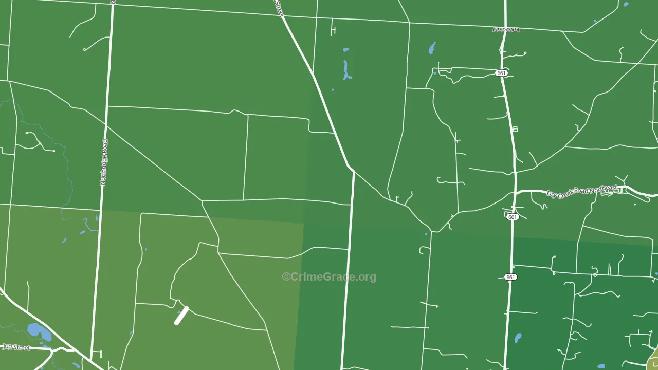 Homer, OH Map of Drug-Related Crime Rates