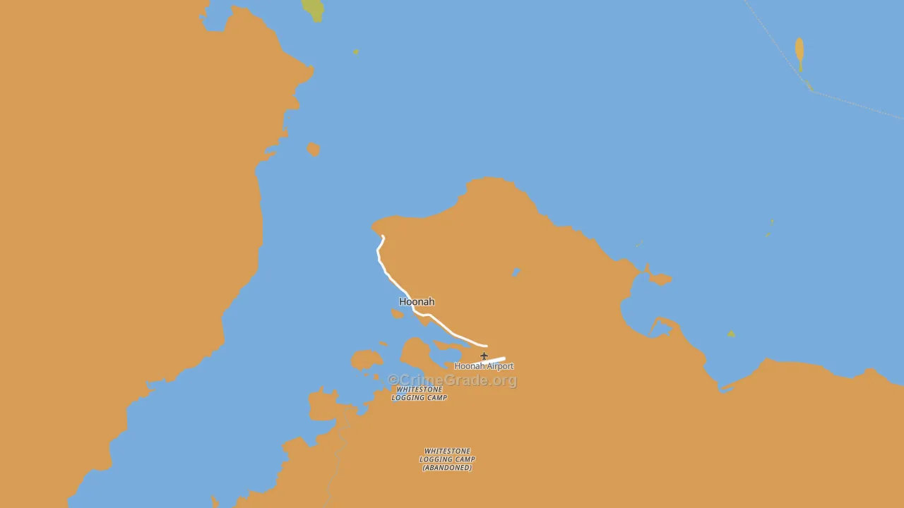 Hoonah-Angoon Census Area, AK Map of Drug-Related Crime Rates