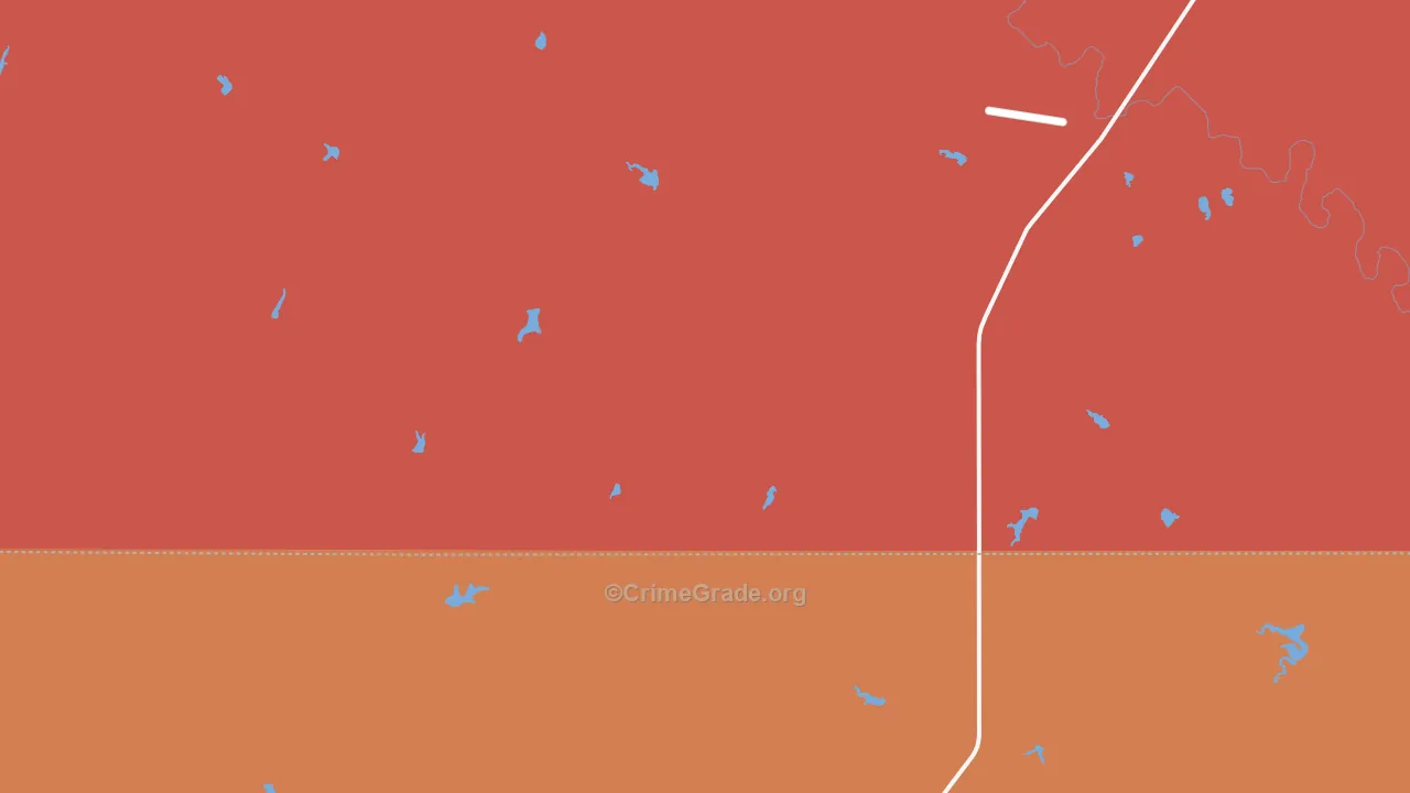 Hoover, SD Map of Drug-Related Crime Rates
