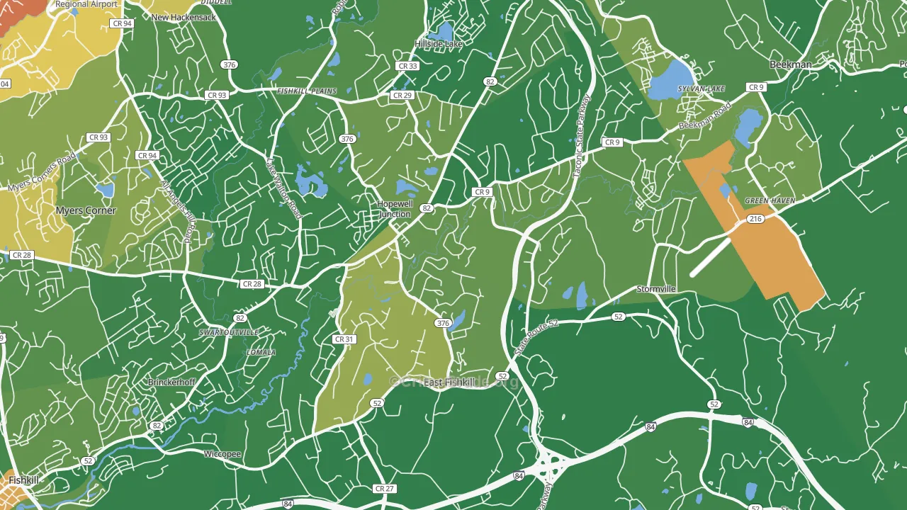 Hopewell Junction, NY Map of Drug-Related Crime Rates