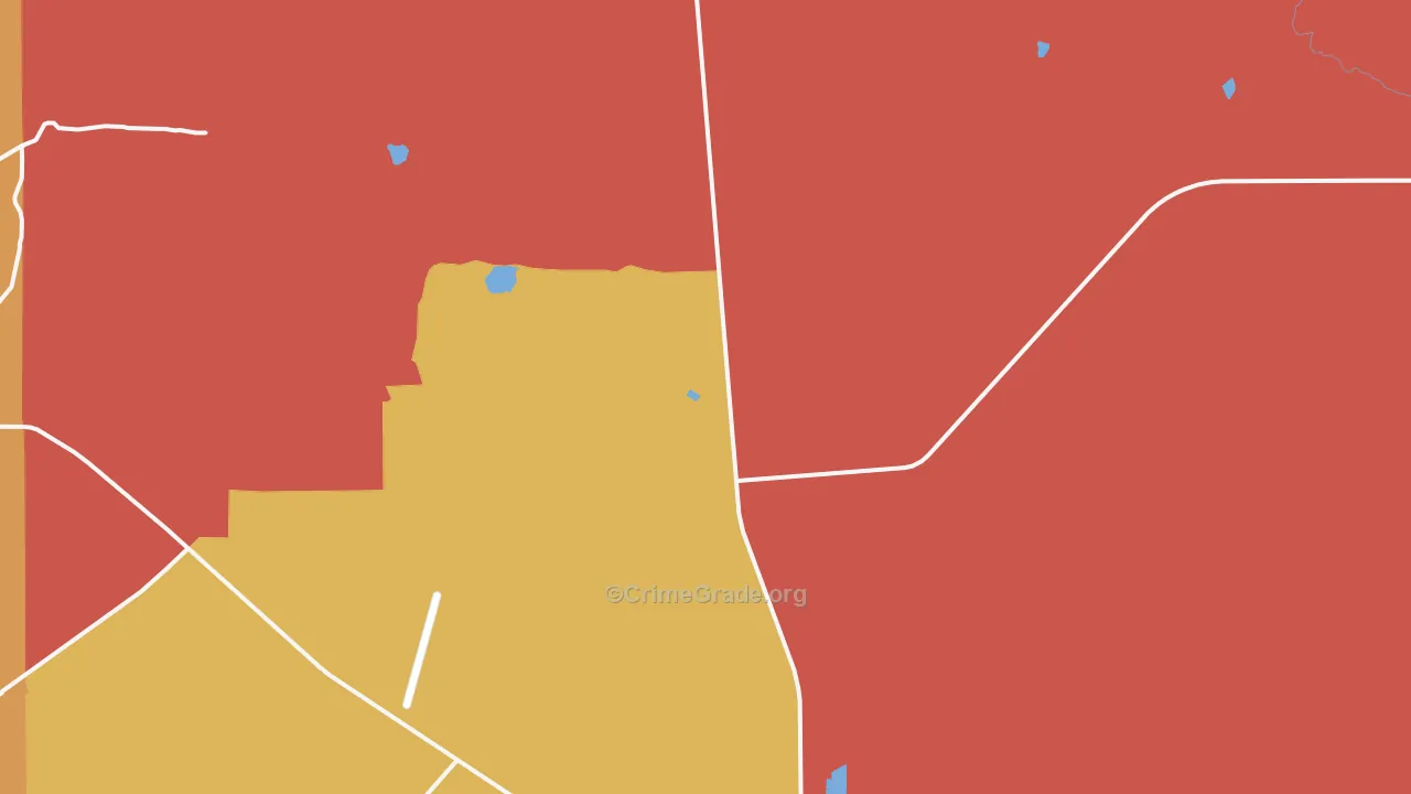 Hospah, NM Map of Drug-Related Crime Rates