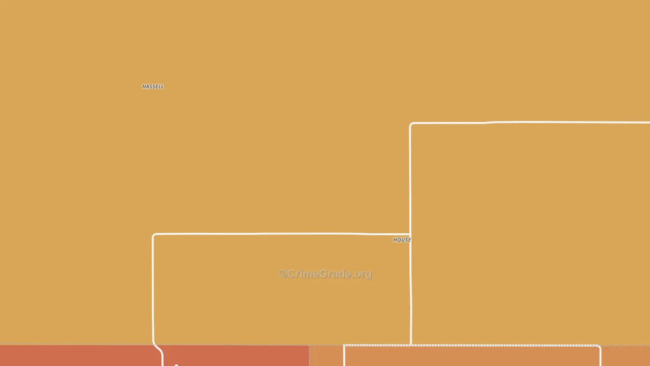 House, NM Map of Drug-Related Crime Rates
