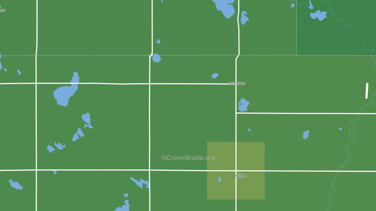 Huntimer, SD Map of Drug-Related Crime Rates