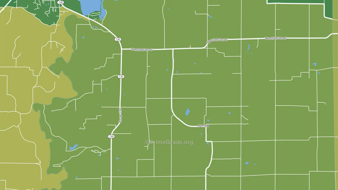 Hutton, IL Map of Drug-Related Crime Rates