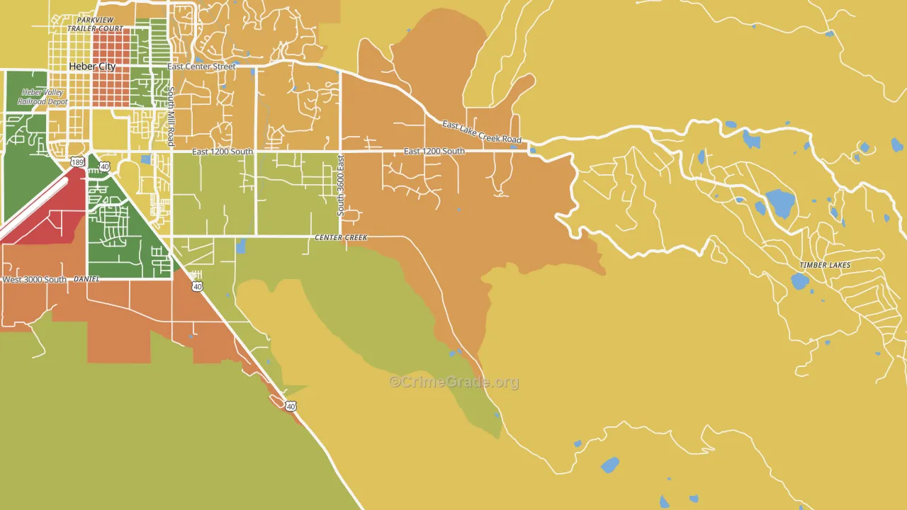Independence, UT Map of Drug-Related Crime Rates
