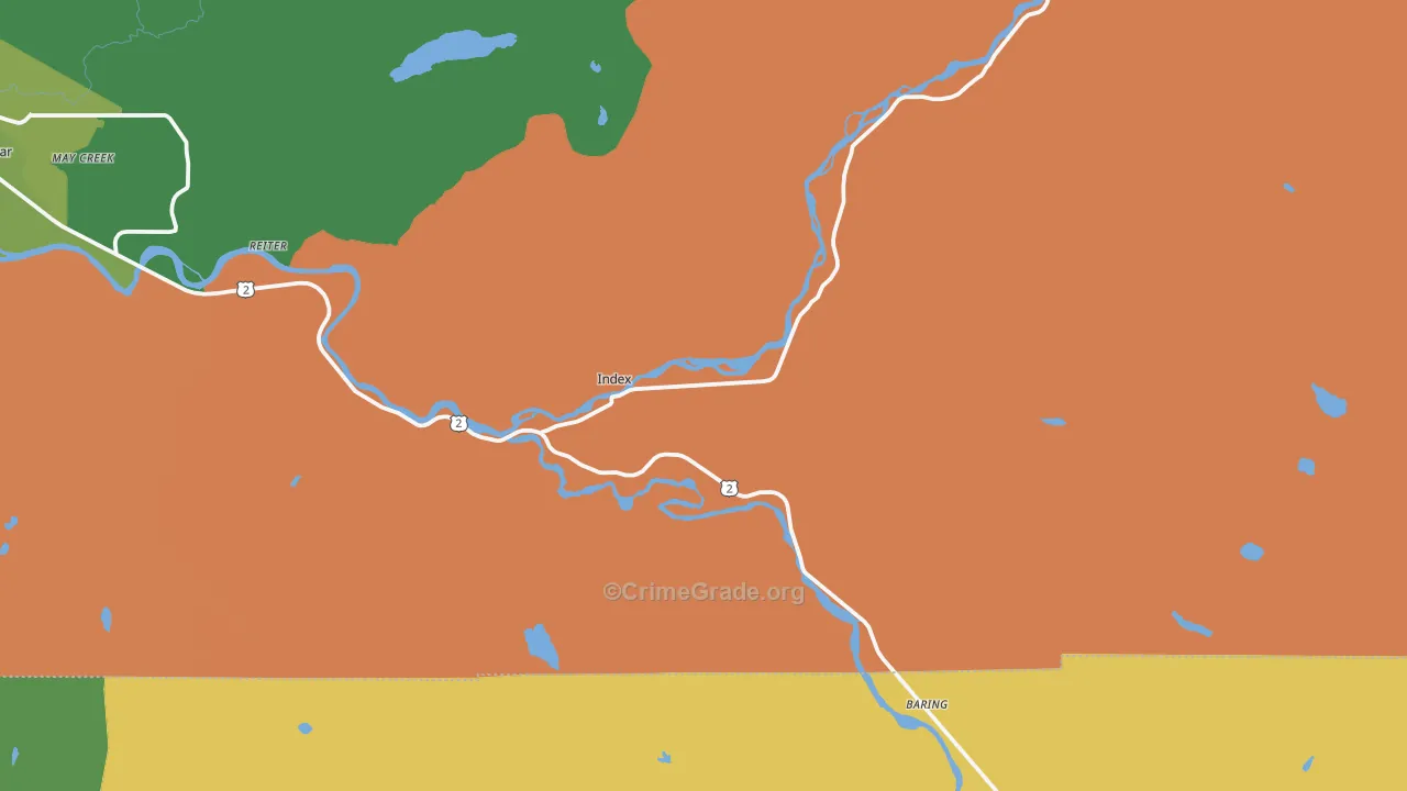Index, WA Map of Drug-Related Crime Rates