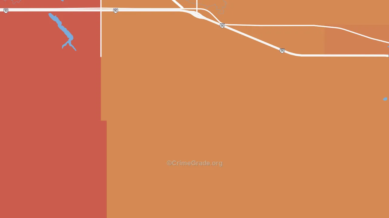 Iona, SD Map of Drug-Related Crime Rates