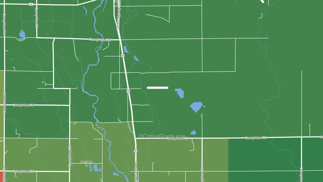Ione, CO Map of Drug-Related Crime Rates