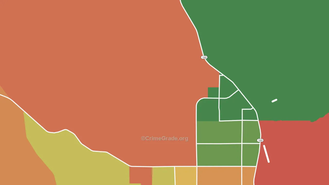 Johnnie, NV Map of Drug-Related Crime Rates