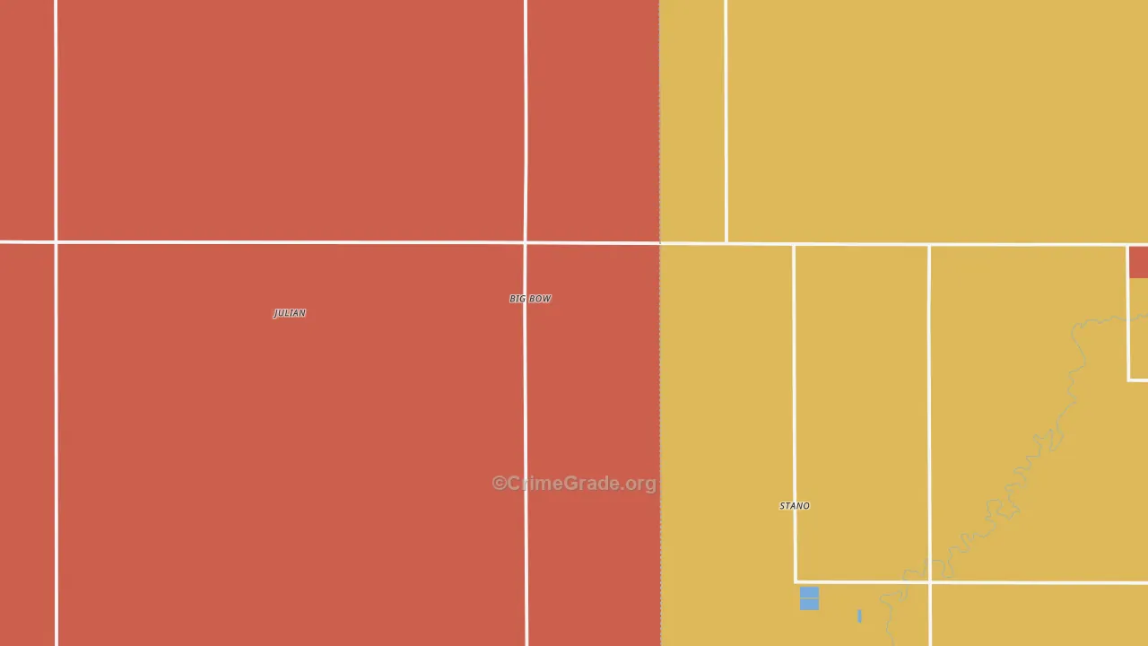 Johnson, KS Map of Drug-Related Crime Rates
