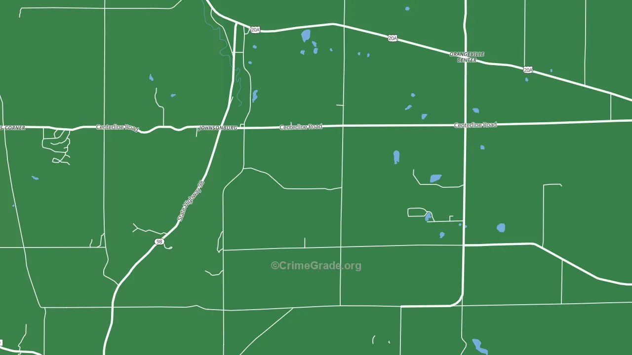 Johnsonburg, NY Map of Drug-Related Crime Rates