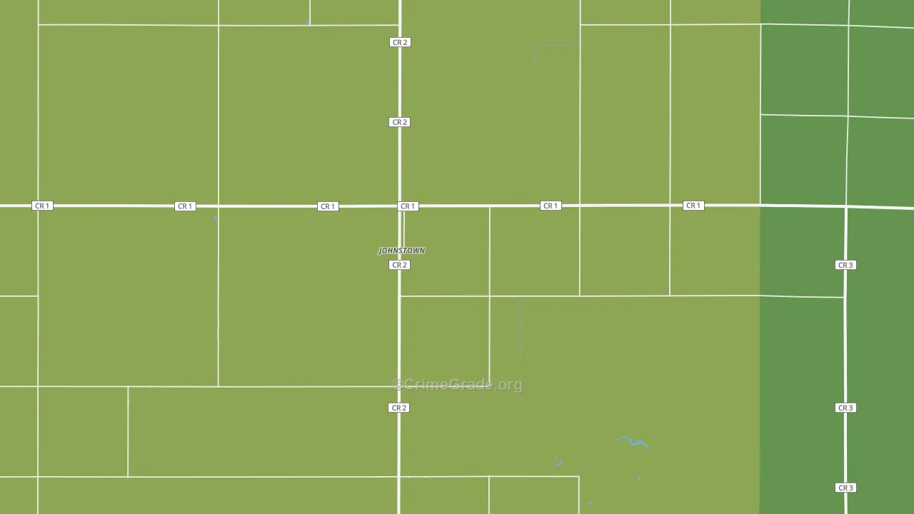 Johnstown, ND Map of Drug-Related Crime Rates